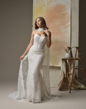 Maggie Sotterro Ariadne Sheath Wedding Dress