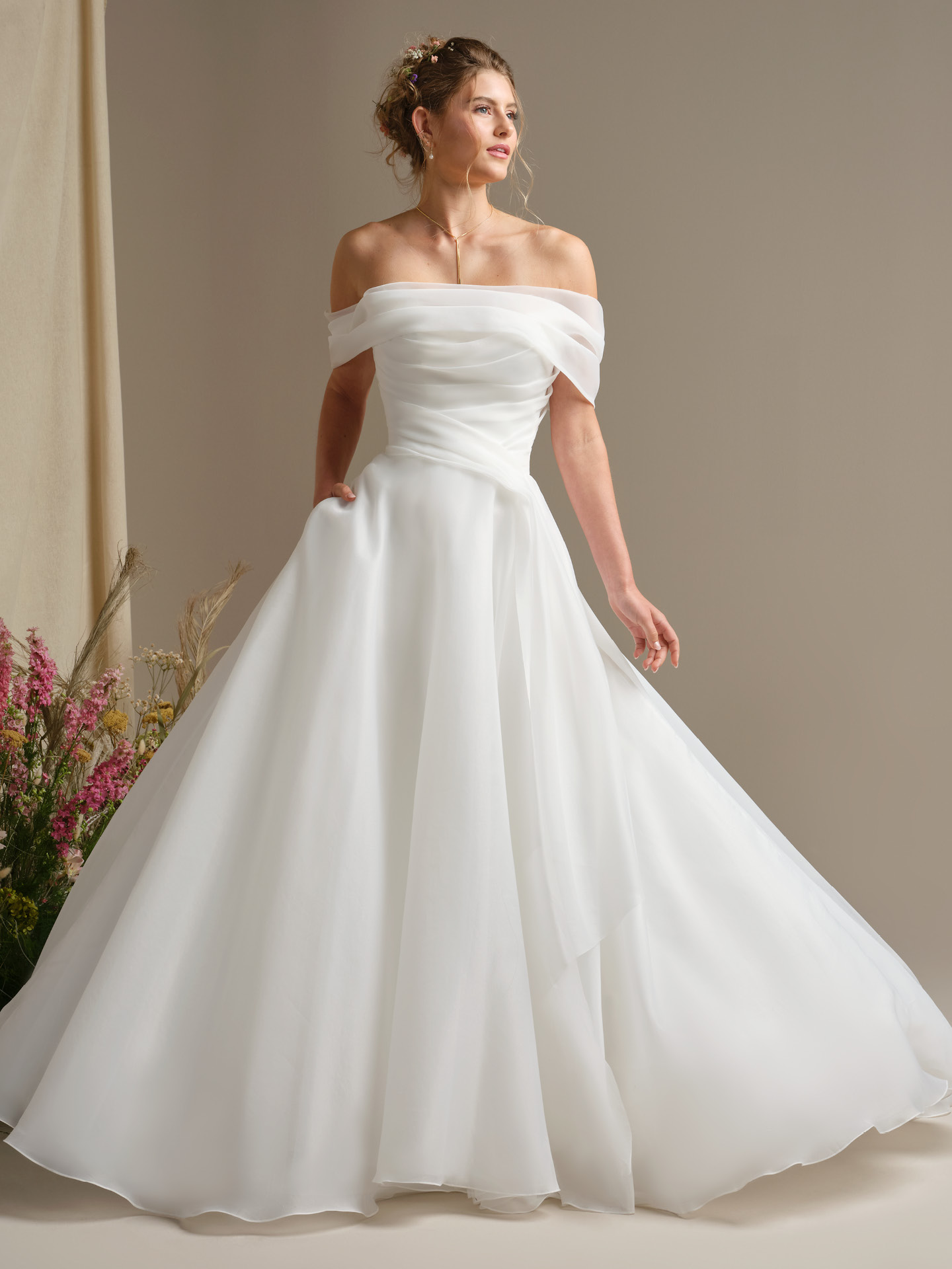 Rebecca Ingram Dezi Ballgown Wedding Dress - Image 3